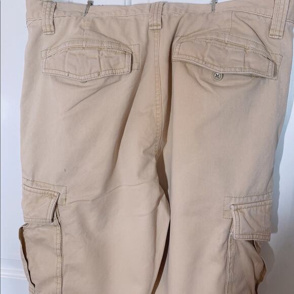Old Navy Tan Loose Cargo Pants Multiple Functional Pockets | 34W/32L - Picture 7 of 16